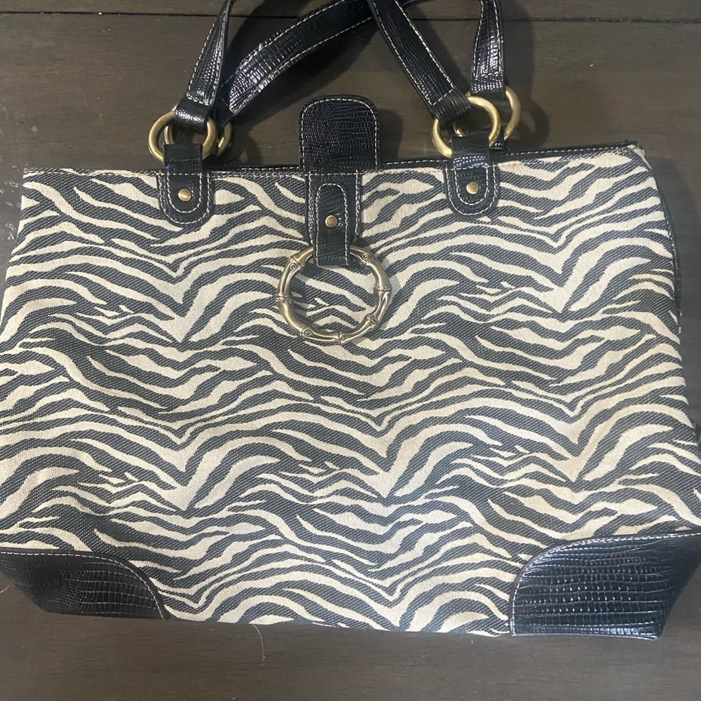 Tommy Hilfiger Zebra Print Purse